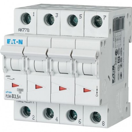 PLSM-C3,5/4-MW 242603 EATON ELECTRIC Disjoncteur modulaire 3,5A 4p car. C