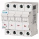 PLSM-C5/4-MW 242605 EATON ELECTRIC Miniature circuit breaker (MCB), 5A, 4 p, type C characteristic