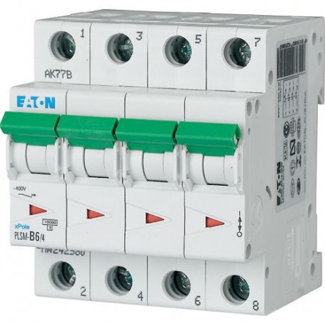 PLSM-C6/4-MW 242606 0001609220 EATON ELECTRIC LS-Schalter, 6A, 4p, C-Char