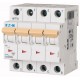 PLSM-C12/4-MW 242609 EATON ELECTRIC Перегрузки по току выключателя, 12А, 4 р, тип С характеристики