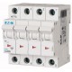 PLSM-D3/4-MW 242625 EATON ELECTRIC Interruttore protettore 3A 4p curva caratteristica D