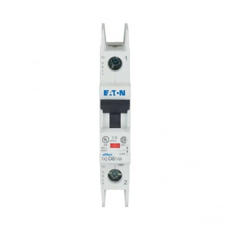 FAZ-C40/1-NA 102096 Y7-102096 EATON ELECTRIC Interruttore LS, 40A, 1p, curva caratteristica C, AC