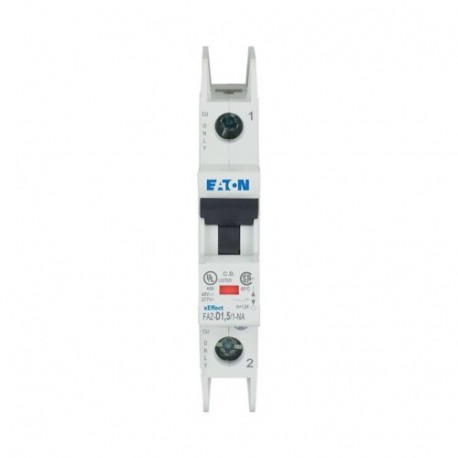 FAZ-D1,5/1-NA 102099 FAZ-D1.5/1-NA EATON ELECTRIC Miniature circuit breaker (MCB), 1, 5A, 1p, D-Char, AC