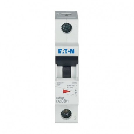 FAZ-D50/1 115370 Y7-115370 EATON ELECTRIC Interruttore protettore, 50A, 1p, curva caratteristica D