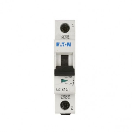 FAZ-B20/1 278536 EATON ELECTRIC Miniature circuit breaker (MCB), 20A, 1p, B-Char, AC