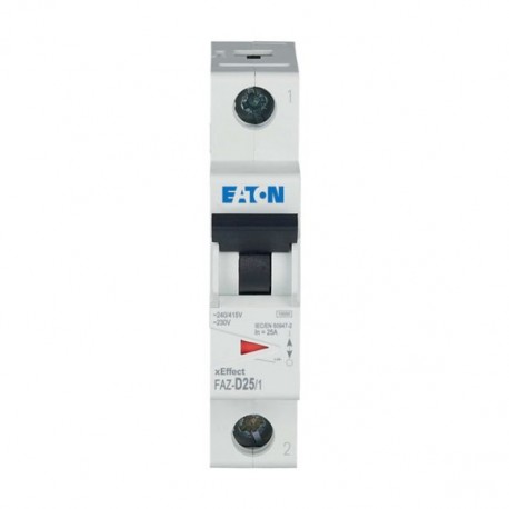 FAZ-D25/1 278586 EATON ELECTRIC MCB, 1P, curva D, 25A