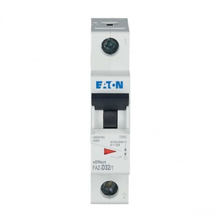 FAZ-D32/1 278587 EATON ELECTRIC MCB, 1P, curva D, 32A