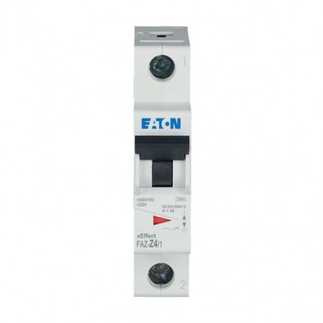 FAZ-Z4/1 278622 EATON ELECTRIC Interruttore LS, 4A, 1p, curva caratteristica d'intervento Z, AC