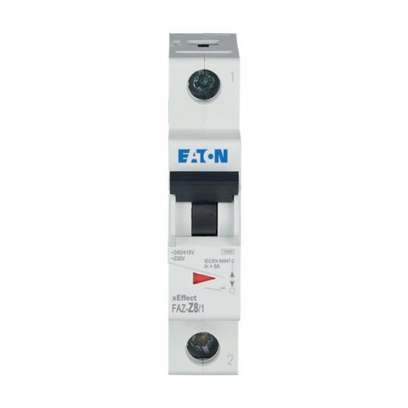 FAZ-Z8/1 278624 EATON ELECTRIC Miniature circuit breaker (MCB), 8A, 1p, Z-Char, AC
