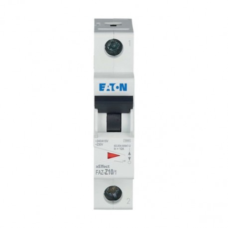 FAZ-Z10/1 278625 EATON ELECTRIC Int. magnetotérmico FAZ, 10A, 1P, curva Z