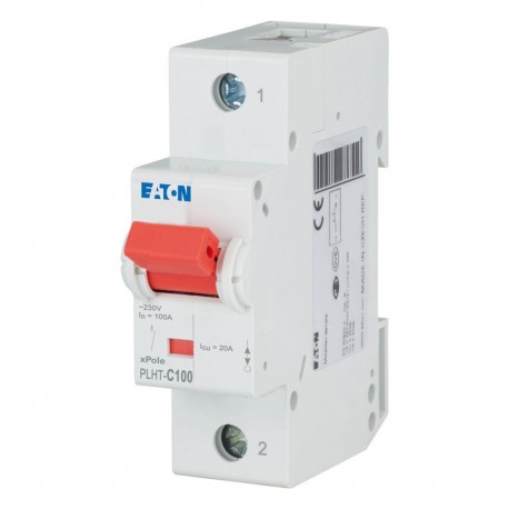 PLHT-C100 247988 0001609507 EATON ELECTRIC MCB, 1P, curva C, 100A