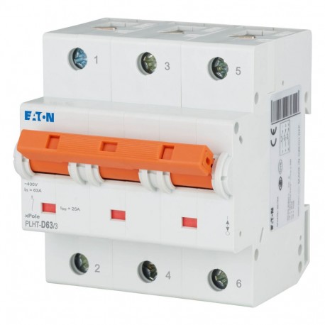 PLHT-D63/3 248047 0001609555 EATON ELECTRIC LS-Schalter, 63A, 3p, D-Char