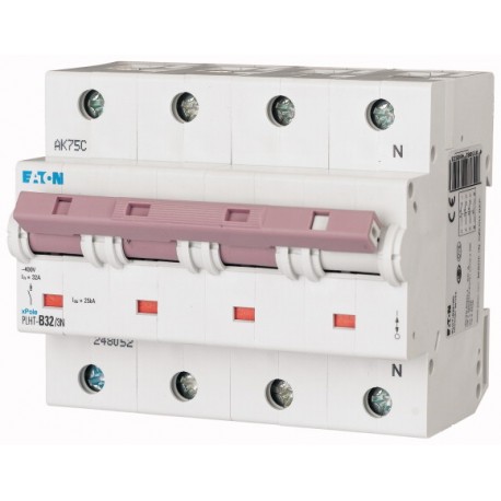PLHT-C32/3N 248061 Y7-248061 EATON ELECTRIC Interruttore LS, 32A, 3Np, curva caratteristica C, AC