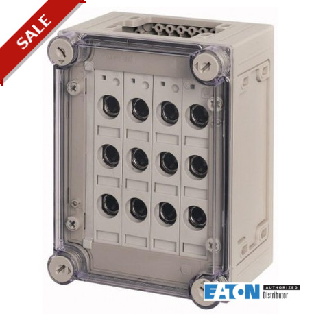 RS33/I23-125 083548 EATON ELECTRIC Fuse enclosure, 2x3xE33, HxWxD 250x187.5x150mm