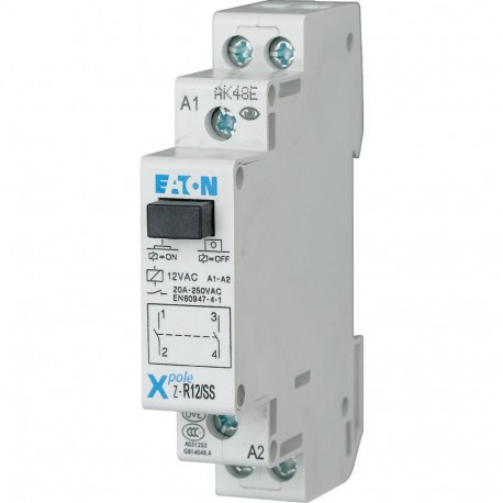 Z-R12/SS 265175 EATON ELECTRIC Modular contator (2NA), 20A (AC1)