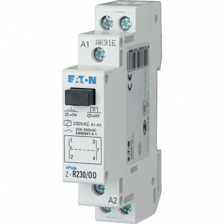 Z-R230/OO 265188 EATON ELECTRIC Modular contator (2NF), 20A (AC1)