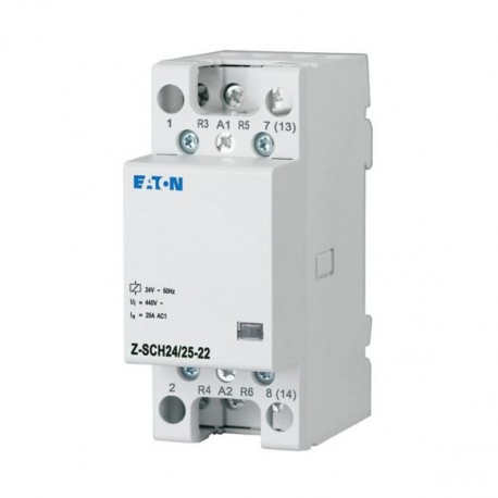 Z-SCH24/25-22 248850 Y7-248850 EATON ELECTRIC Contacteur modulaire, 24VAC/50Hz, 2F+2O, 25A, 2PE