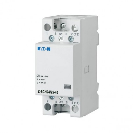 Z-SCH24/25-40 248851 Y7-248851 EATON ELECTRIC Contacteur modulaire, 24VAC/50Hz, 4 s, 25A, 2PE