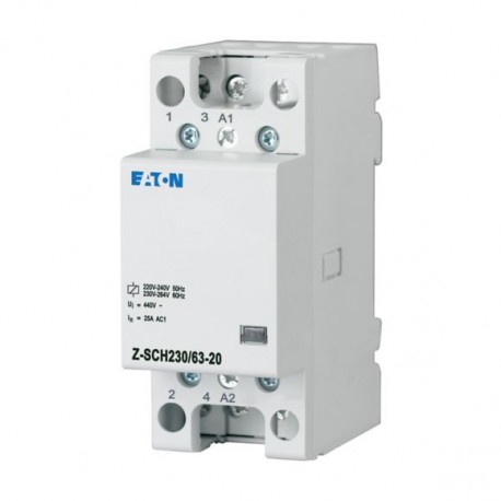 Z-SCH230/63-20 248859 Y7-248859 EATON ELECTRIC Contacteur modulaire, 230VAC/50Hz, 2 s, 63A, 3PE