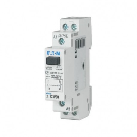 Z-S241/SS 265268 EATON ELECTRIC Impulse relay, 240AC, 2 N/O, 16A, 50Hz, 1HP