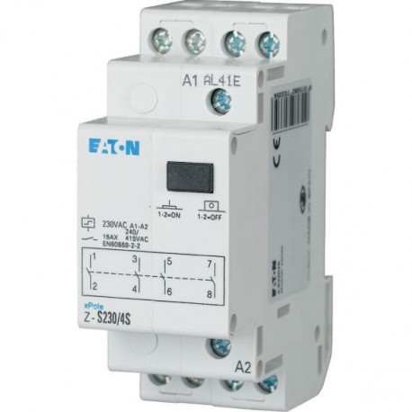 Z-S230/4S 270335 EATON ELECTRIC 230V contator de 4 pólos