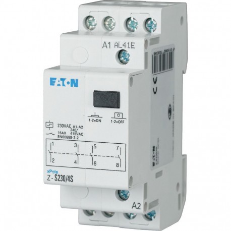 Z-S230/4S 270335 Y7-270335 EATON ELECTRIC 230V contator de 4 pólos
