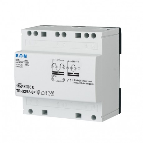 TR-G2/63-SF 272485 Y7-272485 EATON ELECTRIC Transformateur, 230 V, 12-24V, 5,2-2.6A