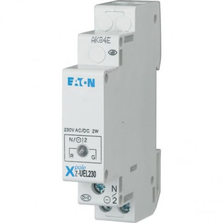 Z-UEL230 284923 EATON ELECTRIC Световая сигнализация, красный/зеленый, 1 светодиод 230В