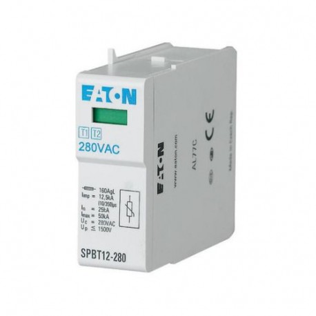 SPBT12-280 167341 Y7-167341 EATON ELECTRIC Protección de sobretensiones, con cartuchos, 12, 5 kA