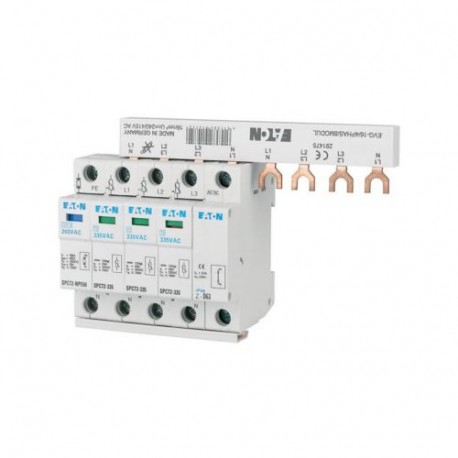 SPCT2-460-3+NPE/BB 167632 SPCT2-460-3NPE/BB EATON ELECTRIC Protección de sobretensiones con cartuchos, 3-pha..