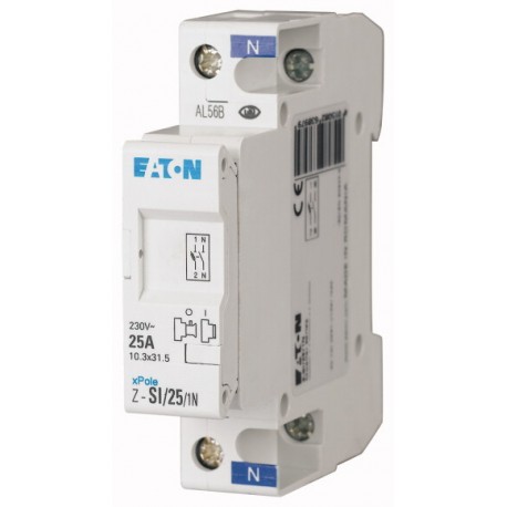 Z-SI/32/1N 263898 XTPR2P5BC1NLSA11BP EATON ELECTRIC Sicherungs-Trennschalter, 1p+N, 32A, 10,3x38