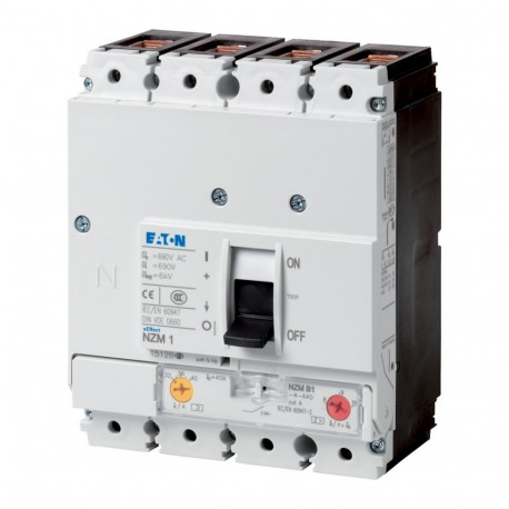 NZMB1-4-A40 265799 Y7-265799 EATON ELECTRIC Interruttore automatico di potenza, 4p, 40A