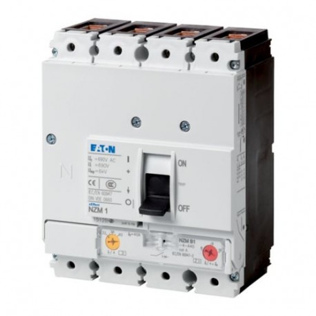 NZMB1-4-A50 265801 0004358816 EATON ELECTRIC Int. automático NZM, 4P, 50A