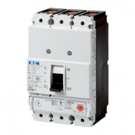 NZMB1-S3-CNA 102908 EATON ELECTRIC Interruptor automático NZM, 3P, 3A, CNA
