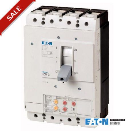 LZMC3-4-AE630/400-I 111963 EATON ELECTRIC Interruptor magnetotérmico LZM, 4P, 630A, 400A