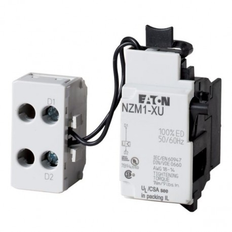 NZM1-XU24AC 259434 Y7-259434 EATON ELECTRIC Déclencheur à manque de tension, 24VAC