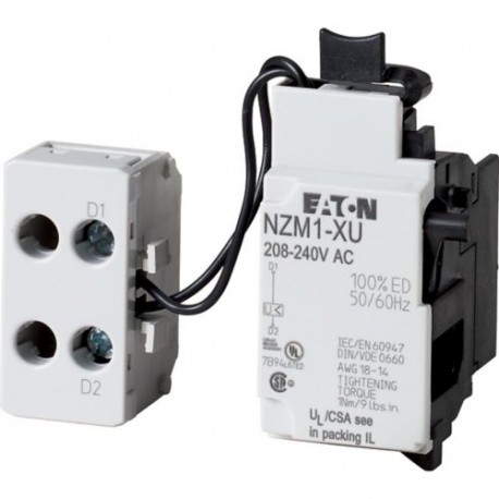 NZM1-XU60AC 259438 Y7-259438 EATON ELECTRIC subtensão