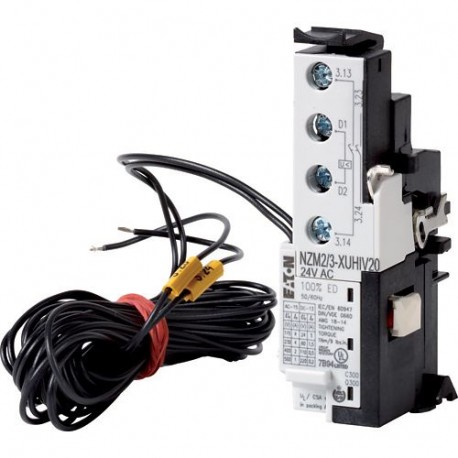 NZM2/3-XUHIV2024AC 259640 EATON ELECTRIC Undervoltage release, 24VAC, +2early N/O
