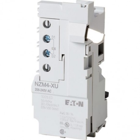 NZM4-XU208-240AC 266193 0004358958 EATON ELECTRIC Sganciatore di minima tensione, 208-240VAC