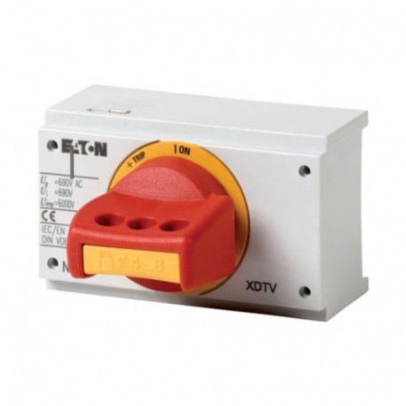 NZM2-XDTVR-NA 271456 EATON ELECTRIC Poignée rotative pour mécanisme inverseur, rouge, verrouillable sur la p..