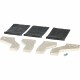 NZM4-4-XKV95 281592 Y7-281592 EATON ELECTRIC Piastre di collegamento allargate, 4p, interasse 95mm