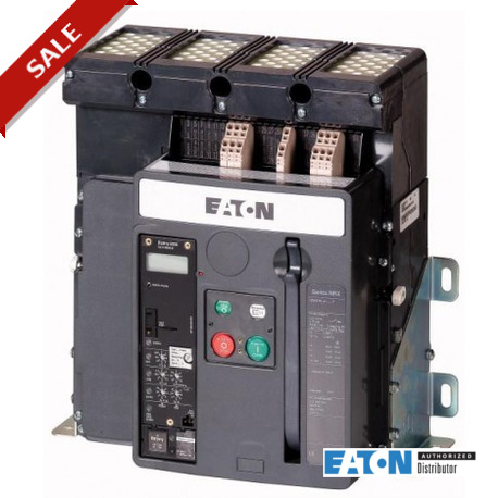 IZMX16H4-U10F 123573 EATON ELECTRIC Воздушный автоматический выключатель, 4П, 1000А, 65кА, LSI, дисплей, ста..