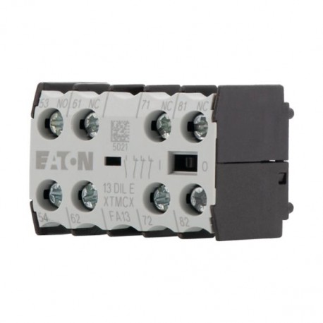 13DILE 002397 XTMCXFA13 EATON ELECTRIC Auxiliary contact, 1N/O+3N/C, surface mounting, screw connection