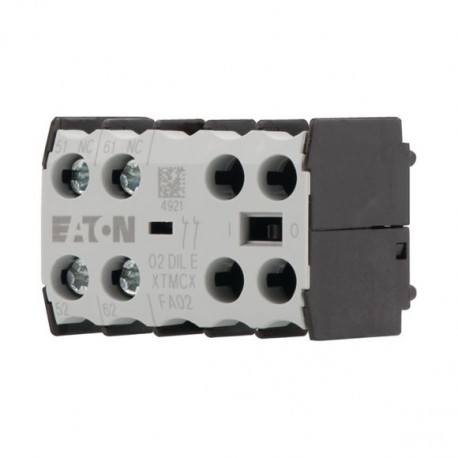 02DILE 010240 Y7-10240 EATON ELECTRIC Contatto ausiliario, 2 NC, in custodia, collegamento a vite