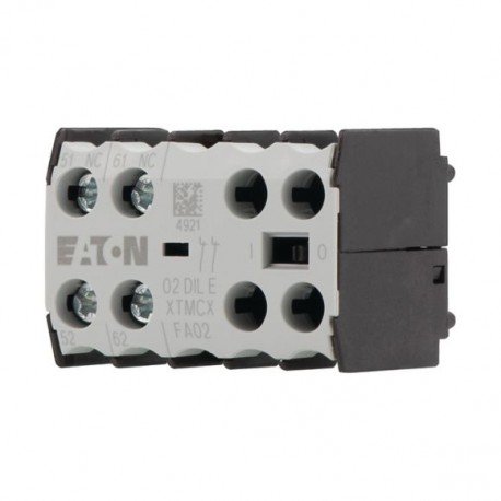 02DILE 010240 XTMCXFA02 EATON ELECTRIC Блок вспомогательных контактов 2 полюса, 2НЗ, винтовые Зажимы