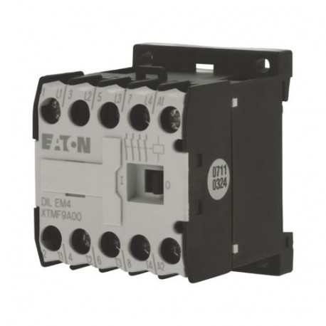 DILEM4(230V50/60HZ) 052506 XTMF9A00G2 EATON ELECTRIC Mini-Contactor de potencia Conexión a tornillo 4 polos ..