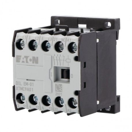 DILEM-01-G(12VDC) 079642 Y7-79642 EATON ELECTRIC XTMC9A01RD Minicontactor 3P, 4 kW / (AC-3,400V)