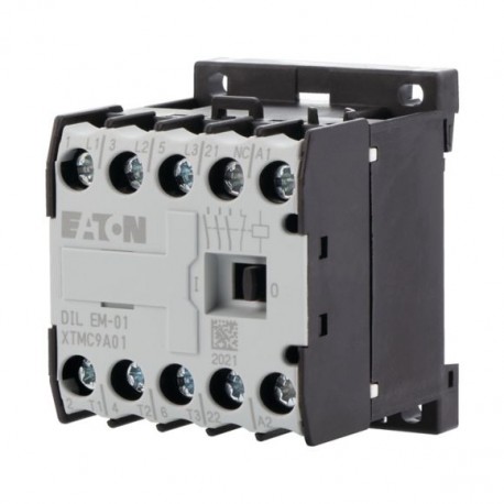 DILEM-01-G(12VDC) 079642 EATON ELECTRIC Mini-Contactor de potencia Conexión a tornillo 3 polos + 1 NC 9 A 4 ..