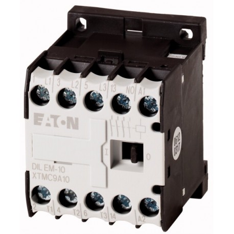 DILEM-10(24V60HZ) 010006 XTMC9A10B6 EATON ELECTRIC Силовой контактор 3-полюсный + 1 замыкающий контакт 4 кВт..