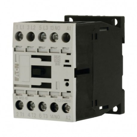 DILM12-10(24V50/60HZ) 276834 XTCE012B10T EATON ELECTRIC Contactor, 3p+1N/O, 5.5kW/400V/AC3